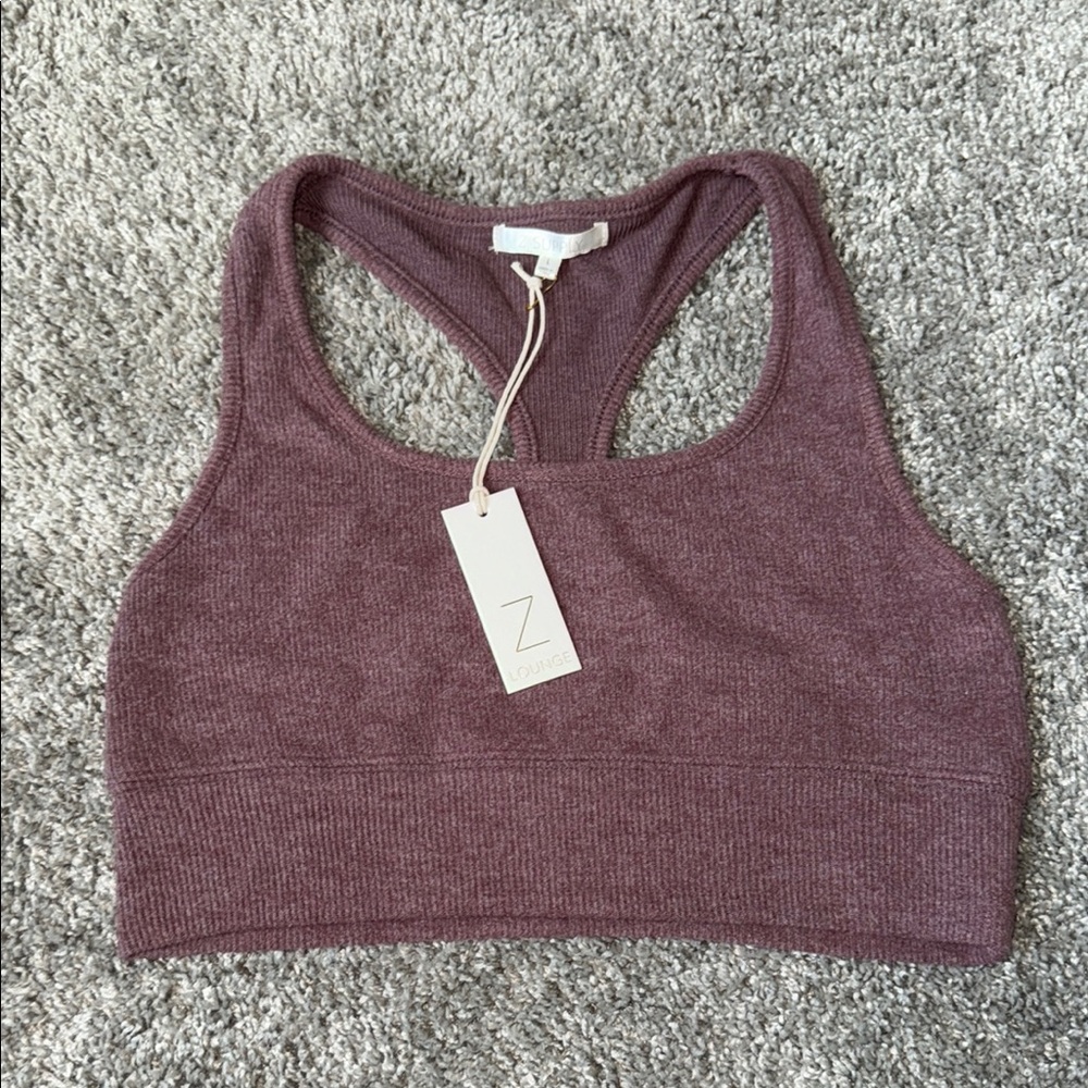 Z Lounge Mauve Racerback bra